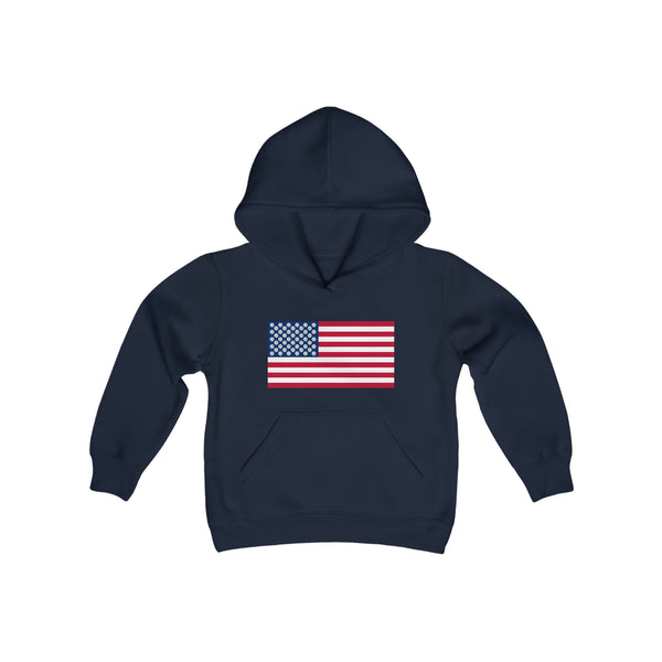 Pickleball Stars Flag Youth Hoodie - Great Pickleball Stuff