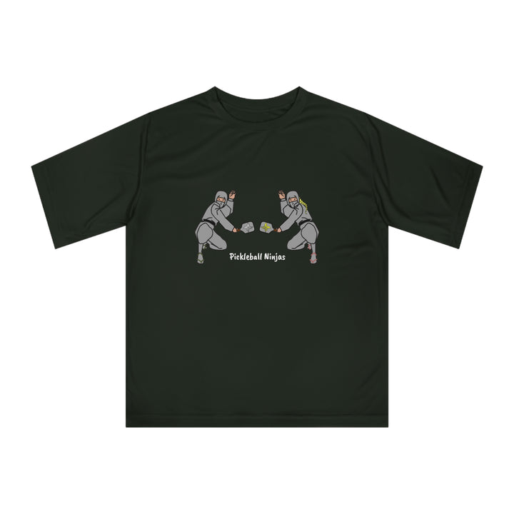 Pickleball Ninjas-Mixed Doubles Unisex Moisture-Wicking T-Shirt - Great Pickleball Stuff