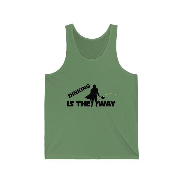 Dinking is the Way Unisex Cotton Tank - Great Pickleball Stuff