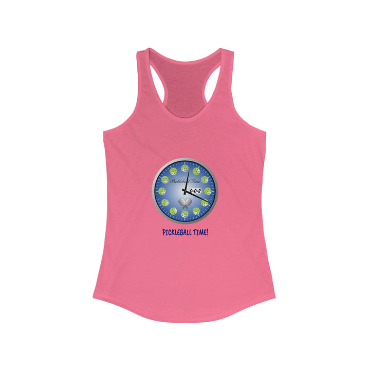 Pickleball Time Women's Racerback Tank - Great Pickleball Stuff