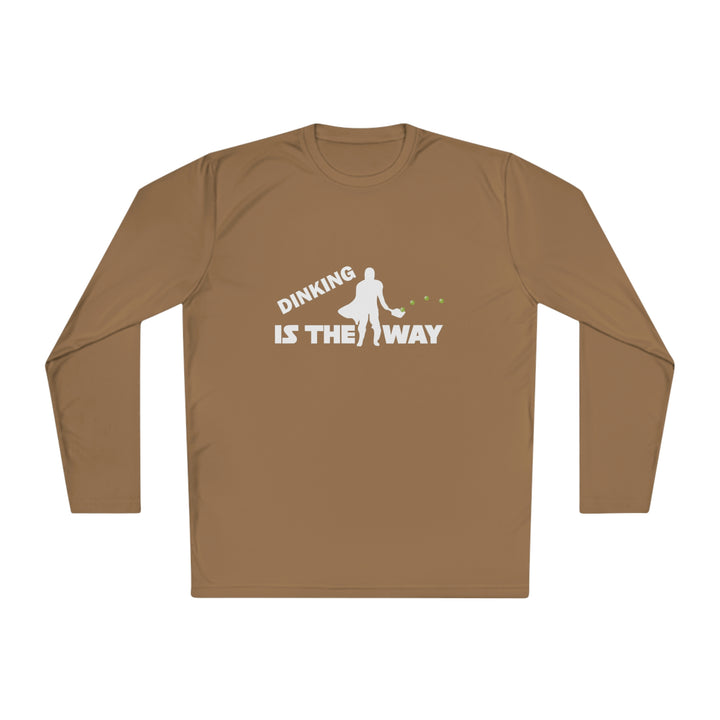 Dinking is the Way Unisex Moisture-Wicking Long Sleeve Tee - Great Pickleball Stuff