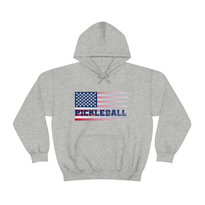 Pickleball Flag (Faded) Unisex Hoodie - Great Pickleball Stuff