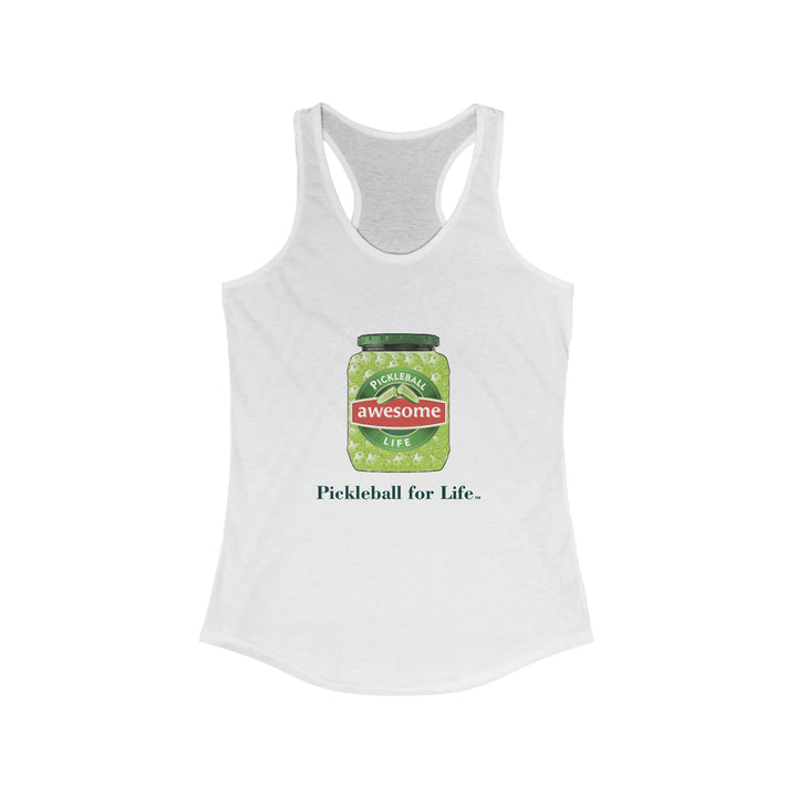 Awesome Pickles Women's Racerback Tank - Great Pickleball Stuff