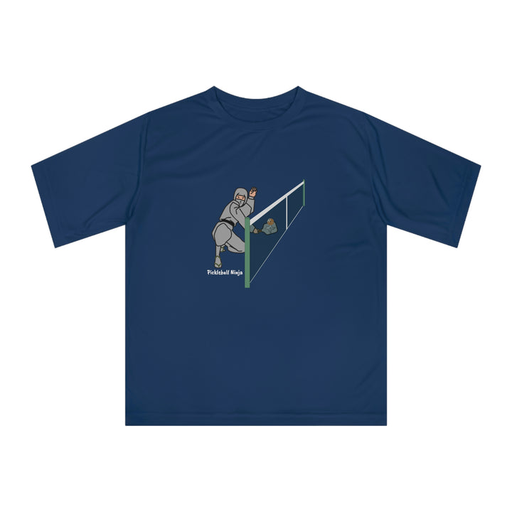 Pickleball Ninja Dinking-Male Unisex Moisture-Wicking T-Shirt - Great Pickleball Stuff