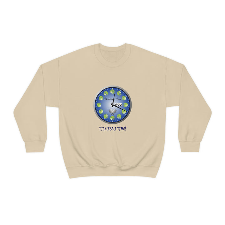 Pickleball Time Unisex Crewneck Sweatshirt - Great Pickleball Stuff