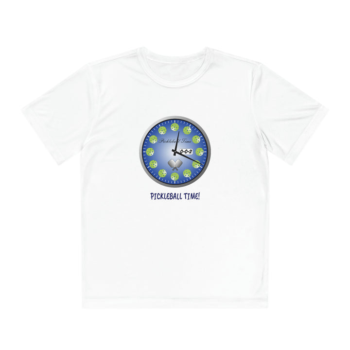 Pickleball Time Youth Moisture-Wicking T-Shirt - Great Pickleball Stuff