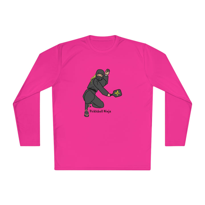 Pickleball Ninja-Female Unisex Moisture-Wicking Long Sleeve Tee - Great Pickleball Stuff