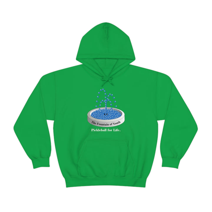 The Pickleball Fountain-Blue Unisex Hoodie - Great Pickleball Stuff