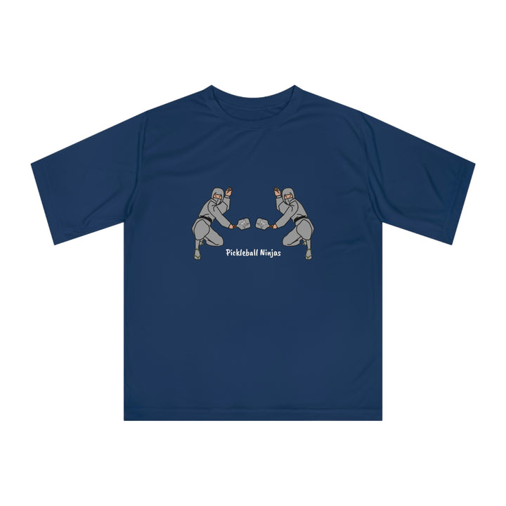 Pickleball Ninjas-Men's Doubles Unisex Moisture-Wicking T-Shirt - Great Pickleball Stuff