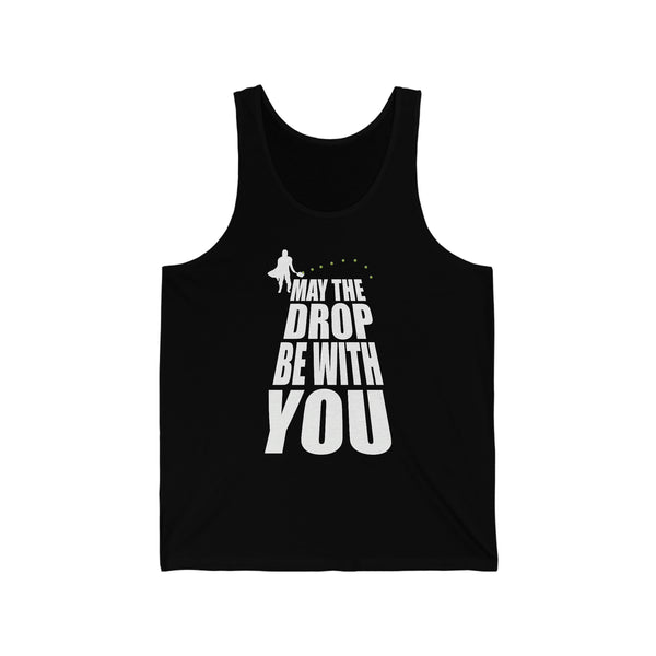 May the Drop Be With You Unisex Cotton Tank - Great Pickleball Stuff