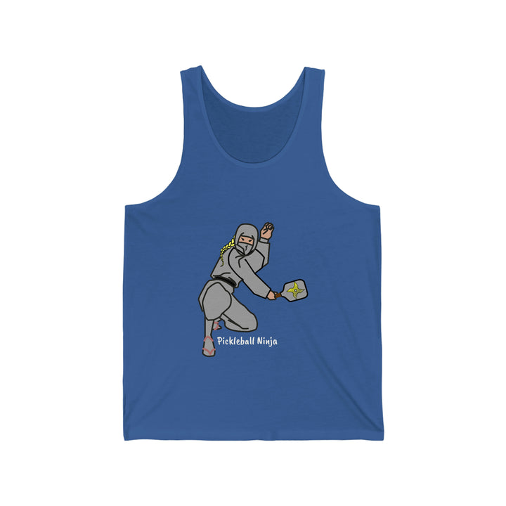 Pickleball Ninja-Female  Unisex Cotton Tank - Great Pickleball Stuff