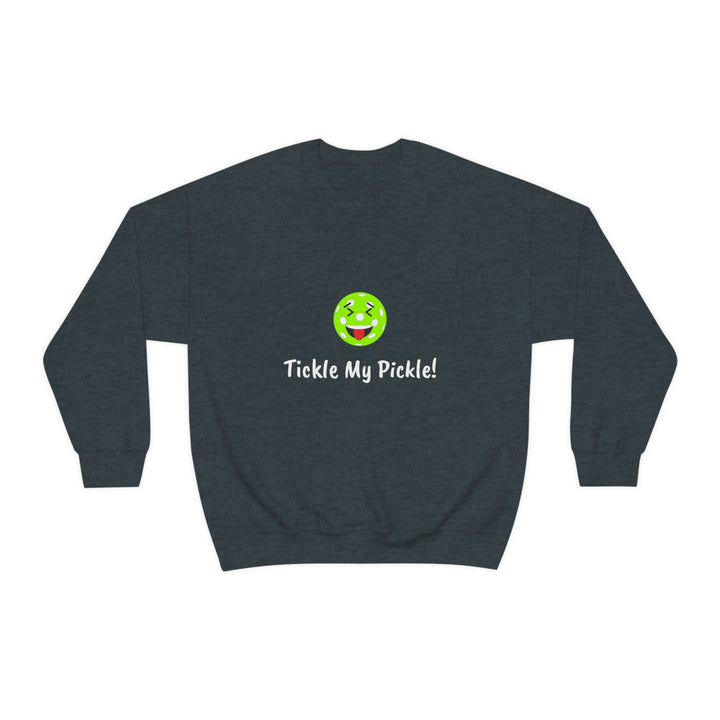 Tickle My Pickle Unisex Crewneck Sweatshirt - Great Pickleball Stuff