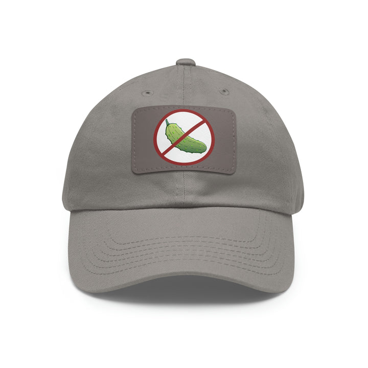 No Pickle! Pickleball Cap with Leather Patch - Great Pickleball Stuff