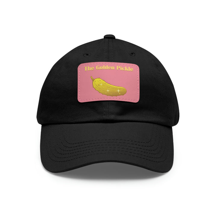 The Golden Pickle Pickleball Cap with Leather Patch - Great Pickleball Stuff