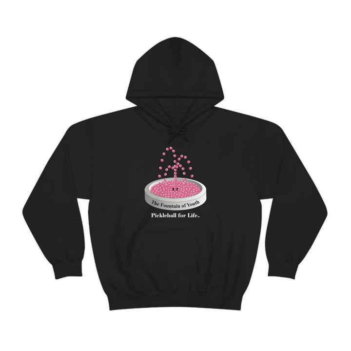 The Pickleball Fountain-Pink Unisex Hoodie - Great Pickleball Stuff