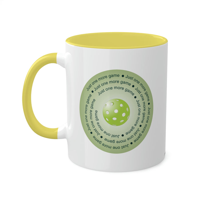 Just One More Game-Green Coffee Mug - Great Pickleball Stuff