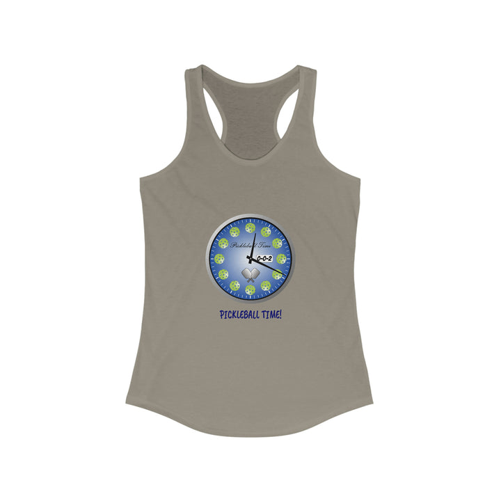 Pickleball Time Women's Racerback Tank - Great Pickleball Stuff