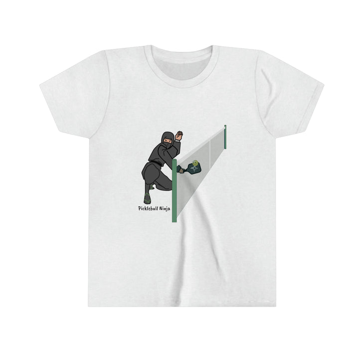 Pickleball Ninja Dinking-Male Youth T-Shirt - Great Pickleball Stuff