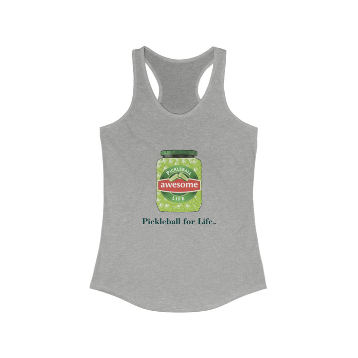 Awesome Pickles Women's Racerback Tank - Great Pickleball Stuff