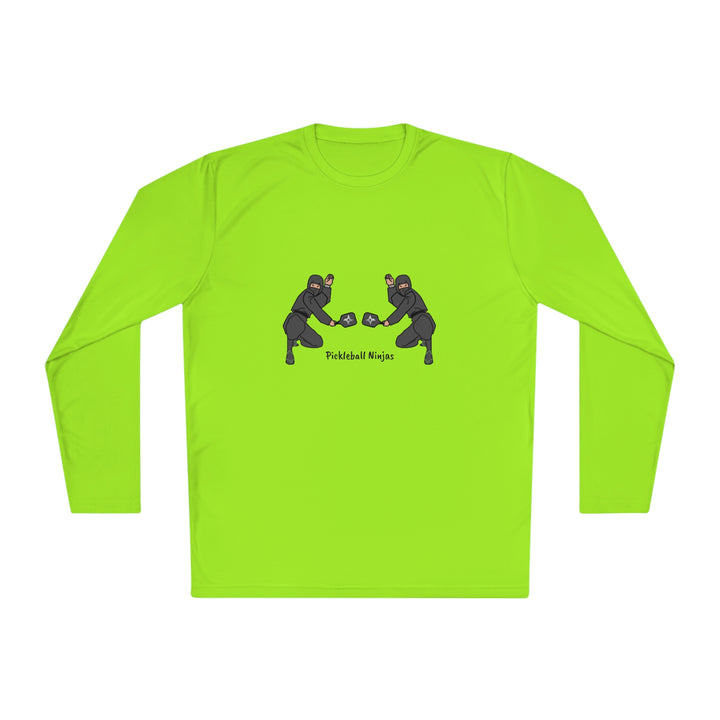 Pickleball Ninjas-Men's Doubles Unisex Moisture-Wicking Long Sleeve Tee - Great Pickleball Stuff