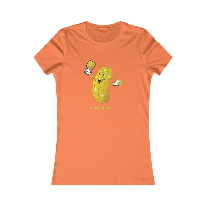 I'm Golden! Women's Slim-Fit Premium Cotton T-Shirt - Great Pickleball Stuff