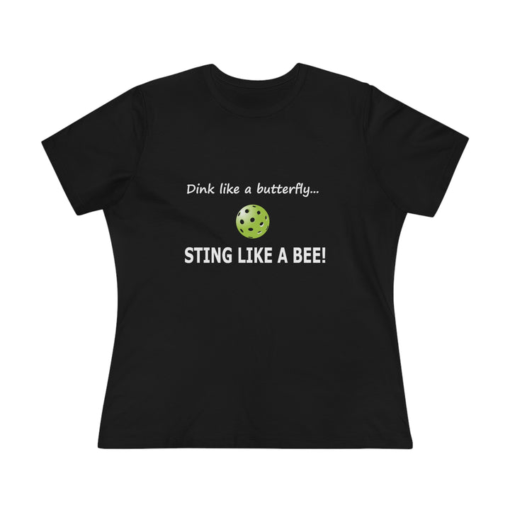 Dink Like a Butterfly, Sting Like a Bee Women's Relaxed-Fit T-shirt - Great Pickleball Stuff