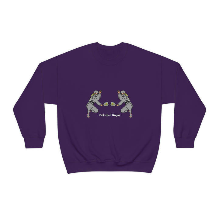 Pickleball Ninjas-Women's Doubles Unisex Crewneck Sweatshirt - Great Pickleball Stuff