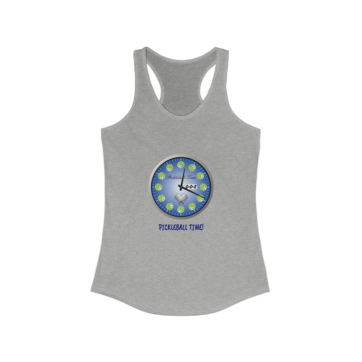 Pickleball Time Women's Racerback Tank - Great Pickleball Stuff