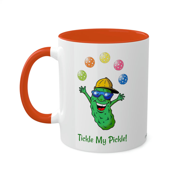 Tickle My Pickle Juggler Coffee Mug-Great Pickleball Stuff