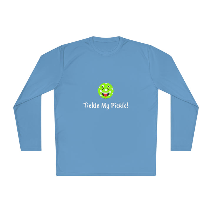 Tickle My Pickle Unisex Moisture-Wicking Long Sleeve Tee - Great Pickleball Stuff