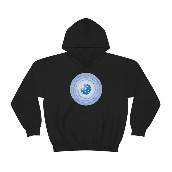 Just One More Game-Blue Unisex Hoodie - Great Pickleball Stuff