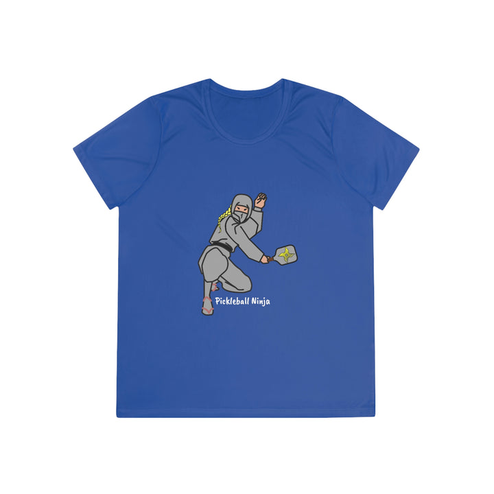 Pickleball Ninja-Female Women's Moisture-Wicking T-Shirt - Great Pickleball Stuff