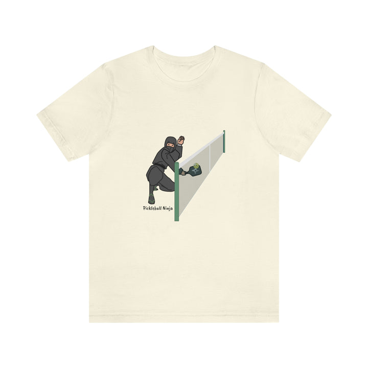 Pickleball Ninja Dinking-Male Unisex T-Shirt - Great Pickleball Stuff