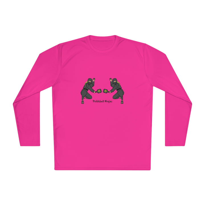 Pickleball Ninjas-Women's Doubles Unisex Moisture-Wicking Long Sleeve Tee - Great Pickleball Stuff