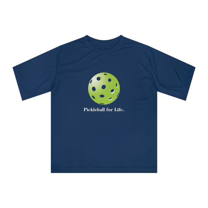 Pickleball for Life-Green Unisex Moisture-Wicking T-Shirt - Great Pickleball Stuff