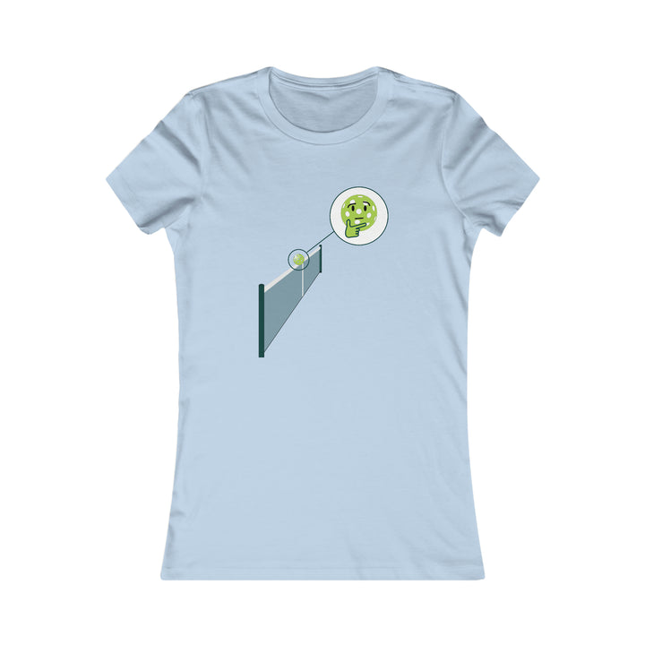 Pickleball Decision Women's Slim-Fit Premium Cotton T-Shirt - Great Pickleball Stuff