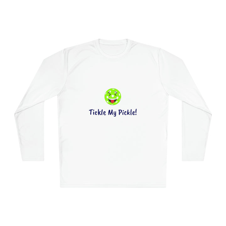 Tickle My Pickle Unisex Moisture-Wicking Long Sleeve Tee - Great Pickleball Stuff