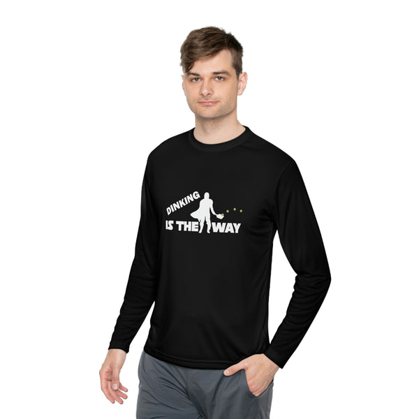 Dinking is the Way Unisex Moisture-Wicking Long Sleeve Tee - Great Pickleball Stuff