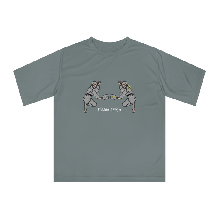 Pickleball Ninjas-Mixed Doubles Unisex Moisture-Wicking T-Shirt - Great Pickleball Stuff