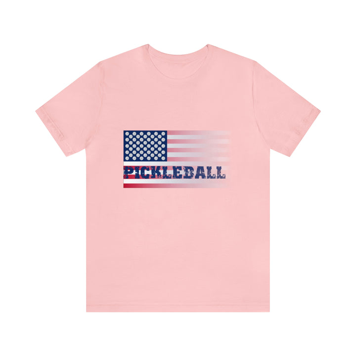 Pickleball Flag (Faded) Unisex T-Shirt - Great Pickleball Stuff