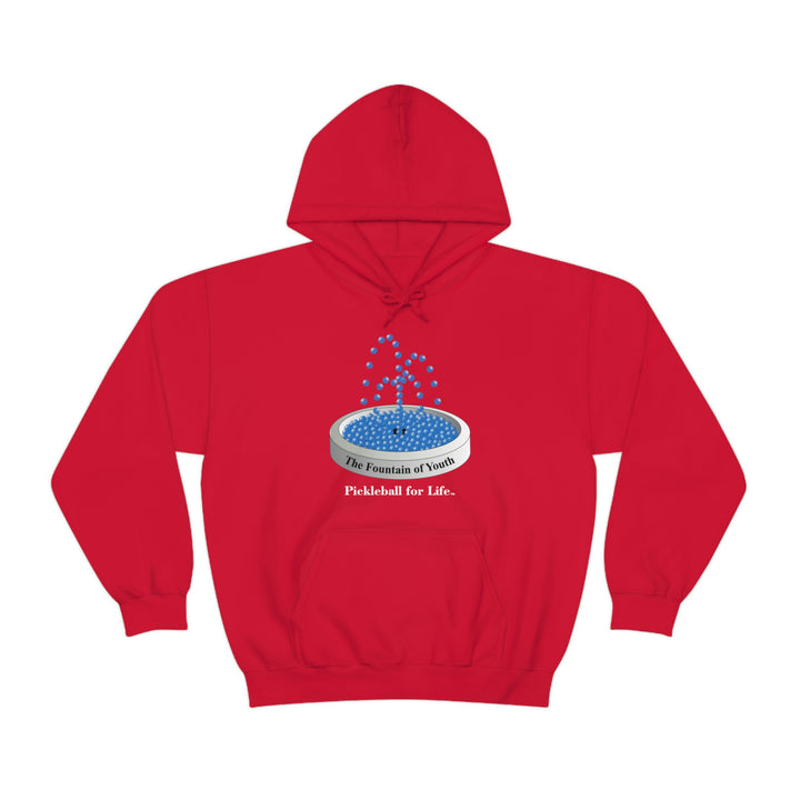 The Pickleball Fountain-Blue Unisex Hoodie - Great Pickleball Stuff