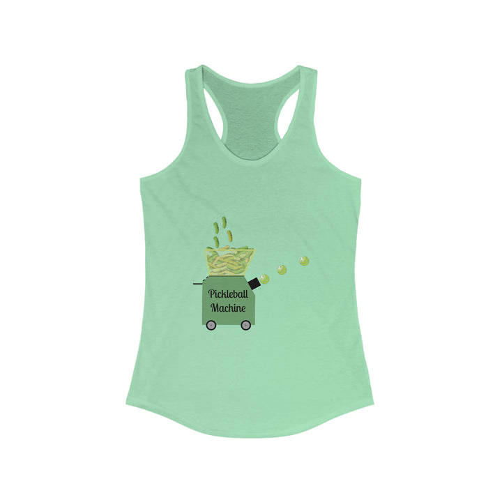 The Pickleball Machine Women's Racerback Tank - Great Pickleball Stuff