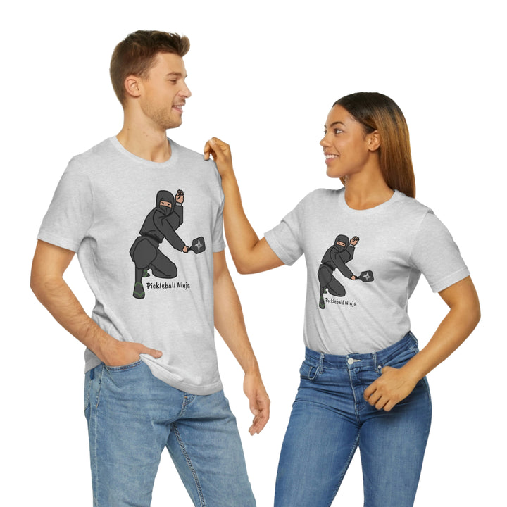 Pickleball Ninja-Male Unisex T-Shirt - Great Pickleball Stuff