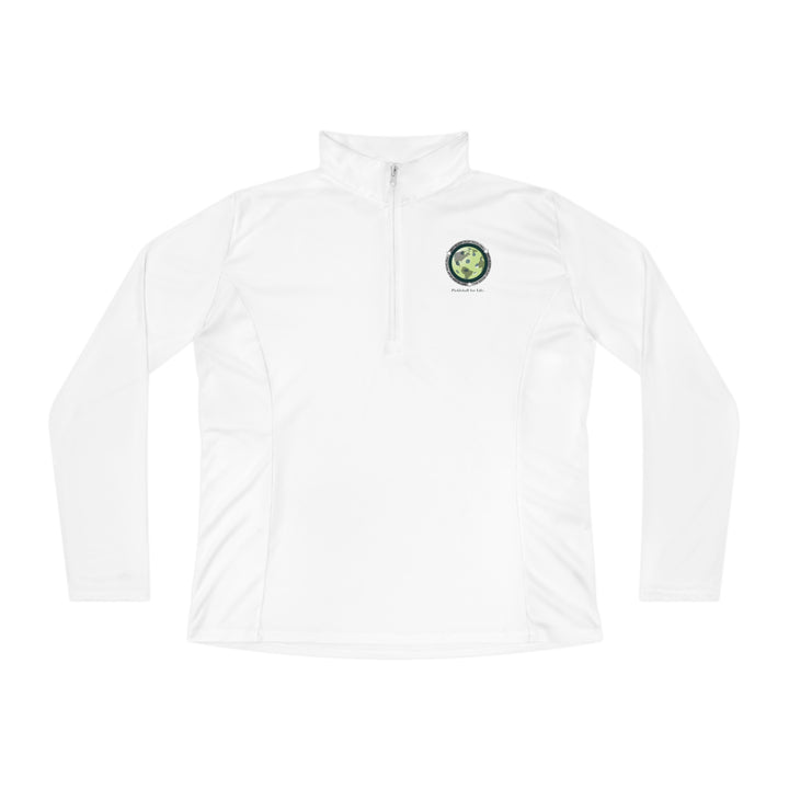 Eat Sleep Play Pickleball Women's Moisture-Wicking Quarter-Zip Pullover - Great Pickleball Stuff