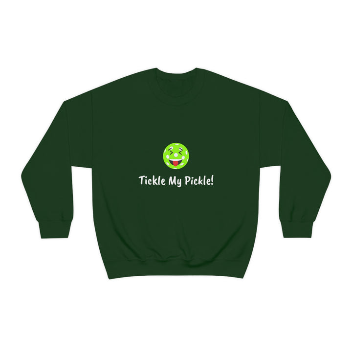 Tickle My Pickle Unisex Crewneck Sweatshirt - Great Pickleball Stuff