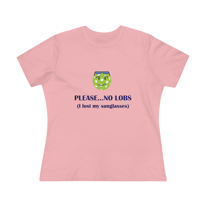 Please No Lobs-I Lost My Sunglasses Women's Relaxed-Fit T-shirt - Great Pickleball Stuff