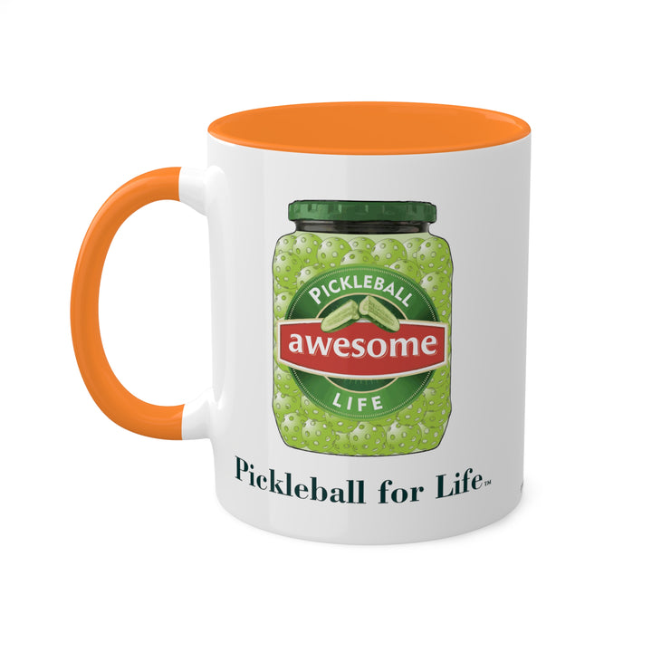 Awesome Pickles Coffee Mug-Great Pickleball Stuff