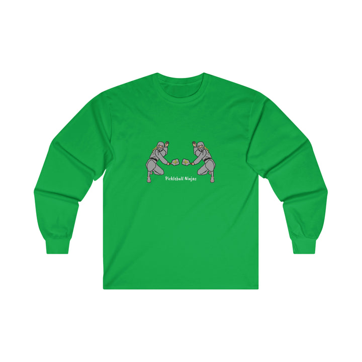 Pickleball Ninjas-Women's Doubles Ultra Cotton Long Sleeve Tee - Great Pickleball Stuff