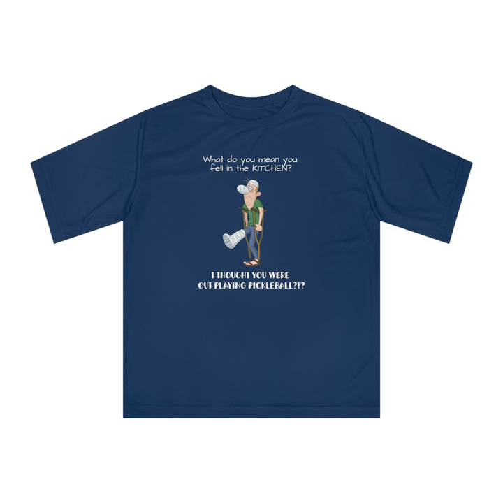 I Thought You Were Out Playing Pickleball? Unisex Moisture-Wicking T-Shirt - Great Pickleball Stuff