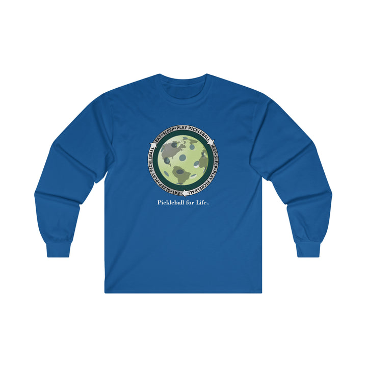 Eat Sleep Play Pickleball Ultra Cotton Long Sleeve Tee - Great Pickleball Stuff